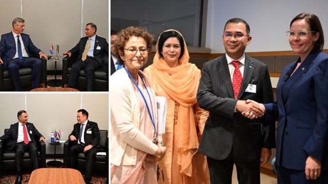 জাতিসংঘ অধিবেশনে বিশ্বনেতাদের সঙ্গে প্রধানমন্ত্রীর একাধিক বৈঠক